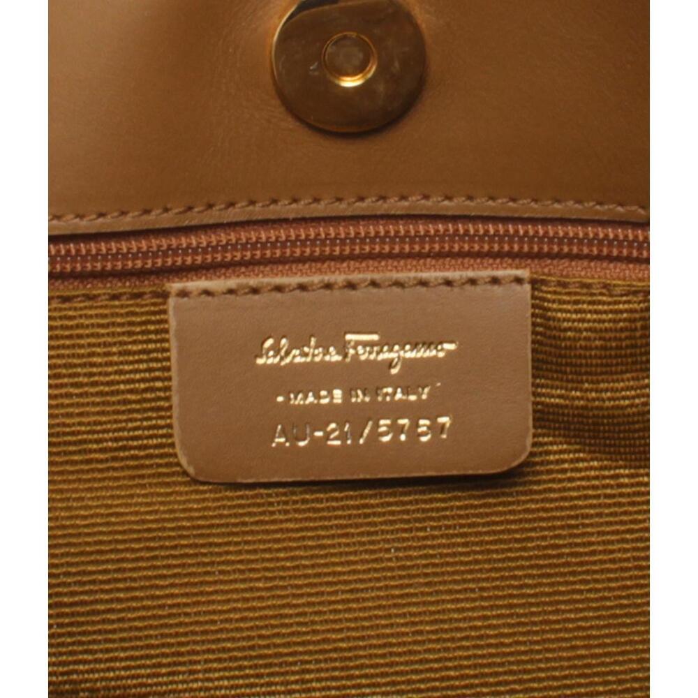 Salvatore Ferragamo Tote Gancini Leather Bag - Picture 6 of 6